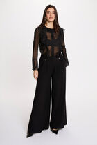 Flowy shirt black women