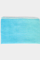 Scarf with tie and dye print blue women