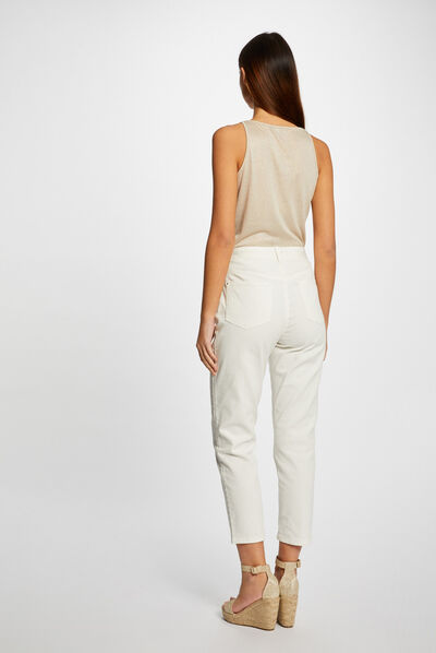 Vest top thin straps with chains sand ladies'