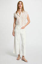 Short-sleeved t-shirt white women