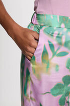 High-waisted wide-leg trousers multicolor women