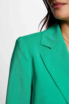 Loose blazer emerald green women