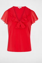 bright red women