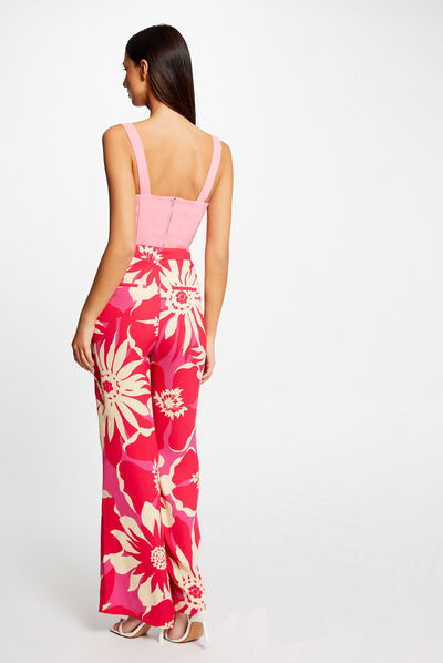 Bustier with wide straps  ladies'
