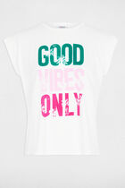 Short-sleeve t-shirt white women
