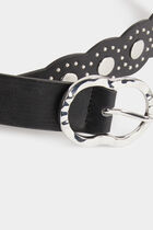 Belt with studs black women