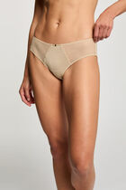 Lace shorts beige women