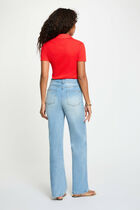 Short-sleeved t-shirt bright red women
