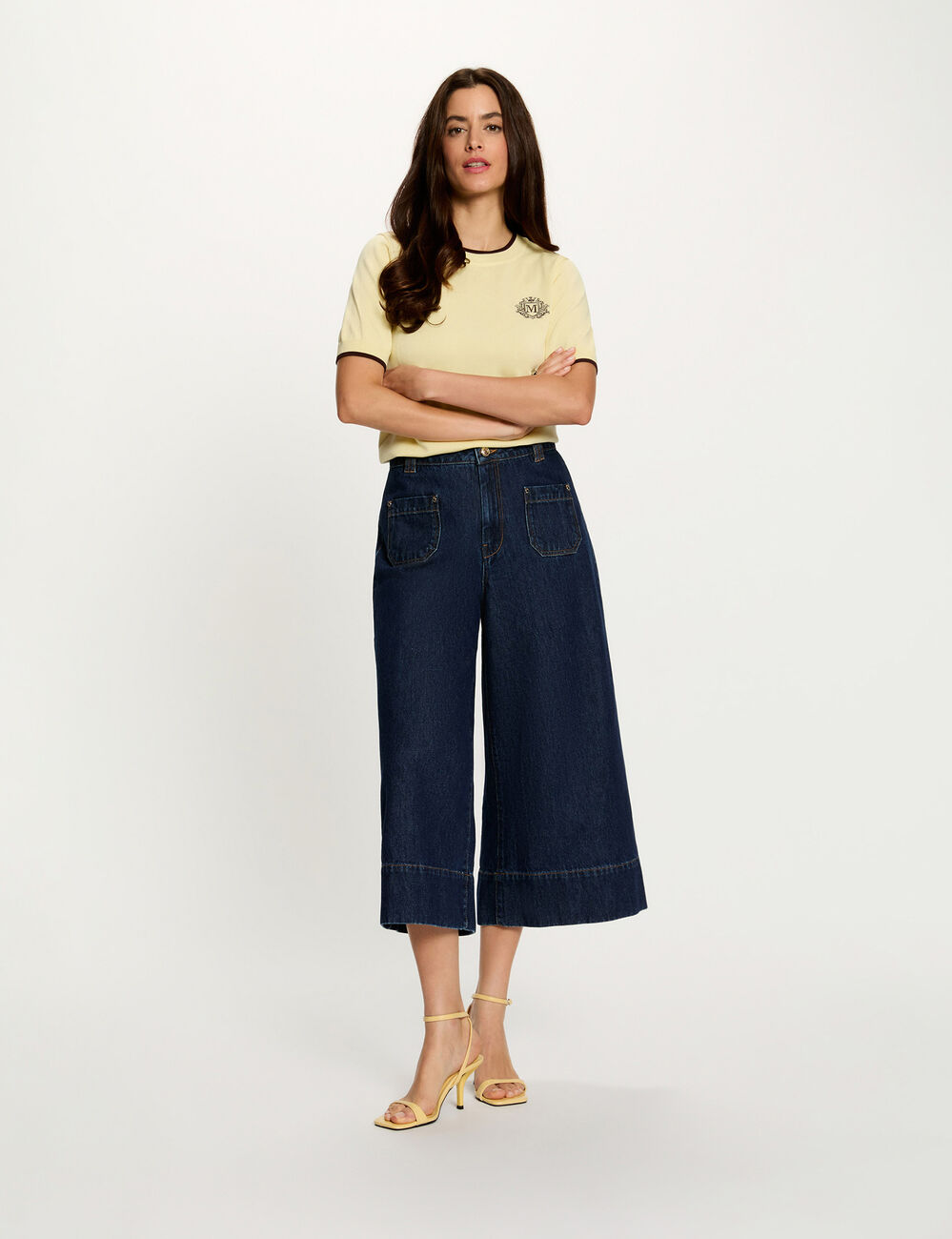 High-waisted shorts blue women