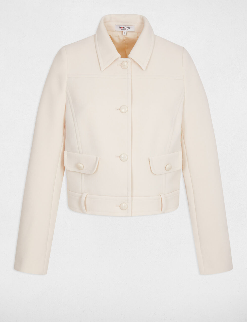 Short jacket cream women