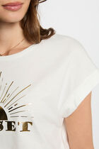 T-shirt with message white women