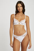 Underwire bra white ladies'