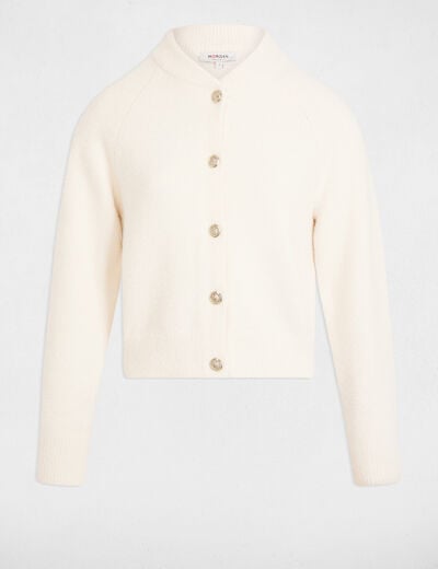 Long sleeve cardigan ivory women