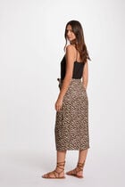 Printed midi skirt multicolor women