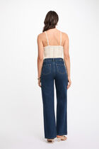 Knitted top thin straps ivory women