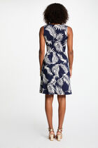 Printed mini A-line dress multicolor women