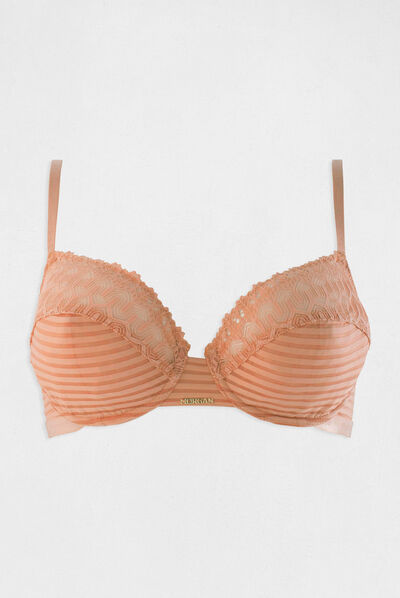 Underwire bra beige ladies'