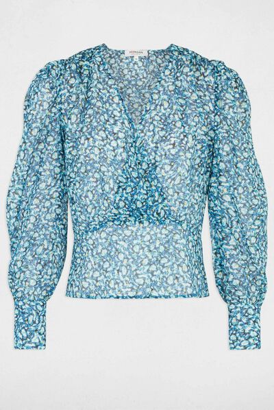 Blouse abstract print multico ladies'