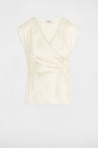 Ribbed sleeveless top multicolor women