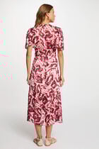Midi wrap dress multicolor women