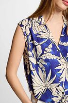 T-shirt manches courtes bleu electrique femme