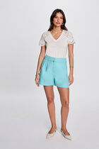 Short-sleeved t-shirt white women