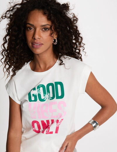 Short-sleeve t-shirt white women