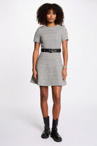 Flared short dress multicolor women