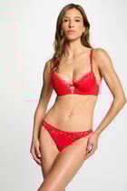 Padded bra red women