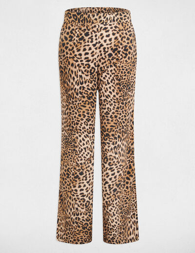 Printed wide leg trousers multicolor women