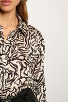 chemise imprimee manches longues multicolore femme multicolor women