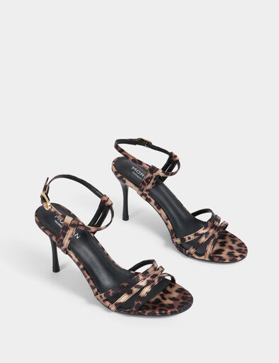 printed sandals with heels multicolor women Printed sandals with heels multicolor women