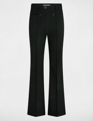 high waist bootcut trousers black women High-waist bootcut trousers black women