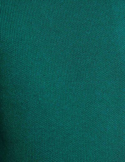 Teddy high neck sweater green women
