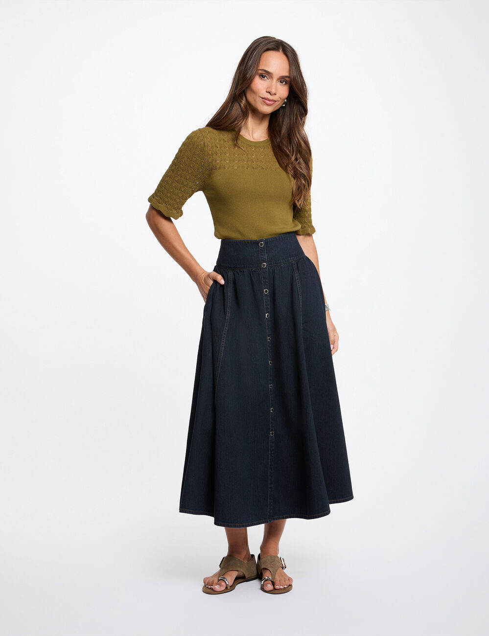 Short-sleeve sweater women