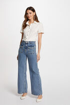 Short-sleeved t-shirt ivory women