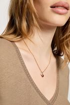 Pearl-embellished v-neck t-shirt taupe women