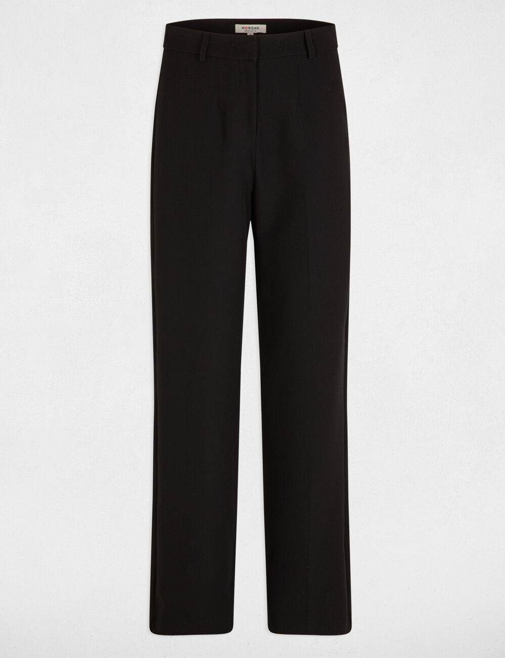 Straight trousers with darts black women