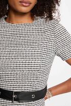 Flared short dress multicolor women