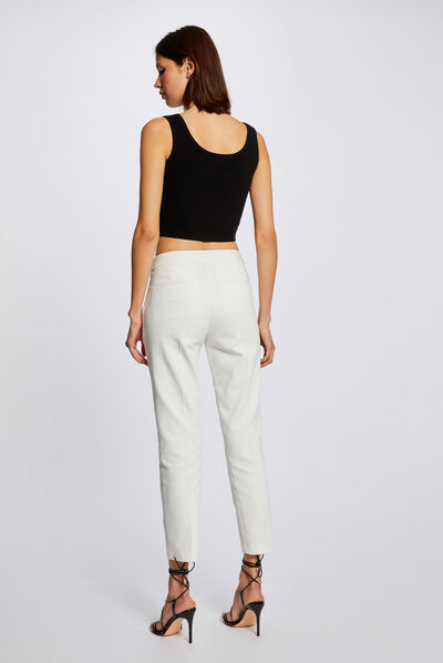 Crop top jumper black ladies'