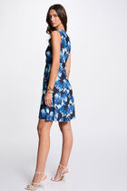 Printed A-line mini dress multicolor women