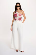 Sleeveless t-shirt multicolor women
