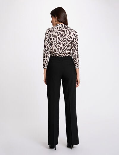 Lightweight knit with a lapel collar multicolor women