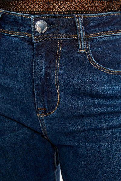 Standard waisted slim jeans stone denim ladies'