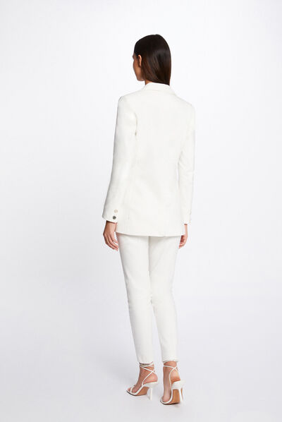 Straight city jacket ecru ladies'