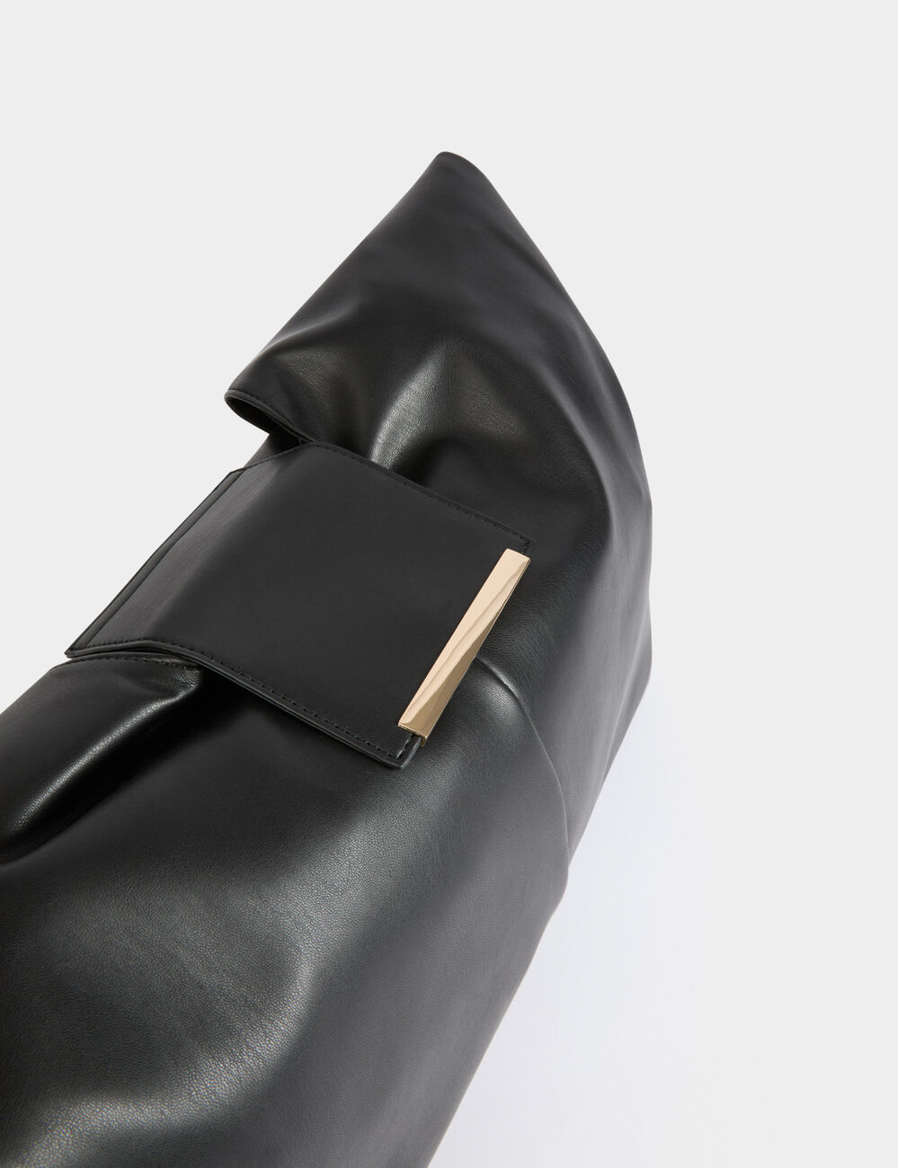 Half moon bag with bows black women