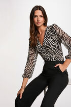 3/4 sleeve T-shirt multicolor women