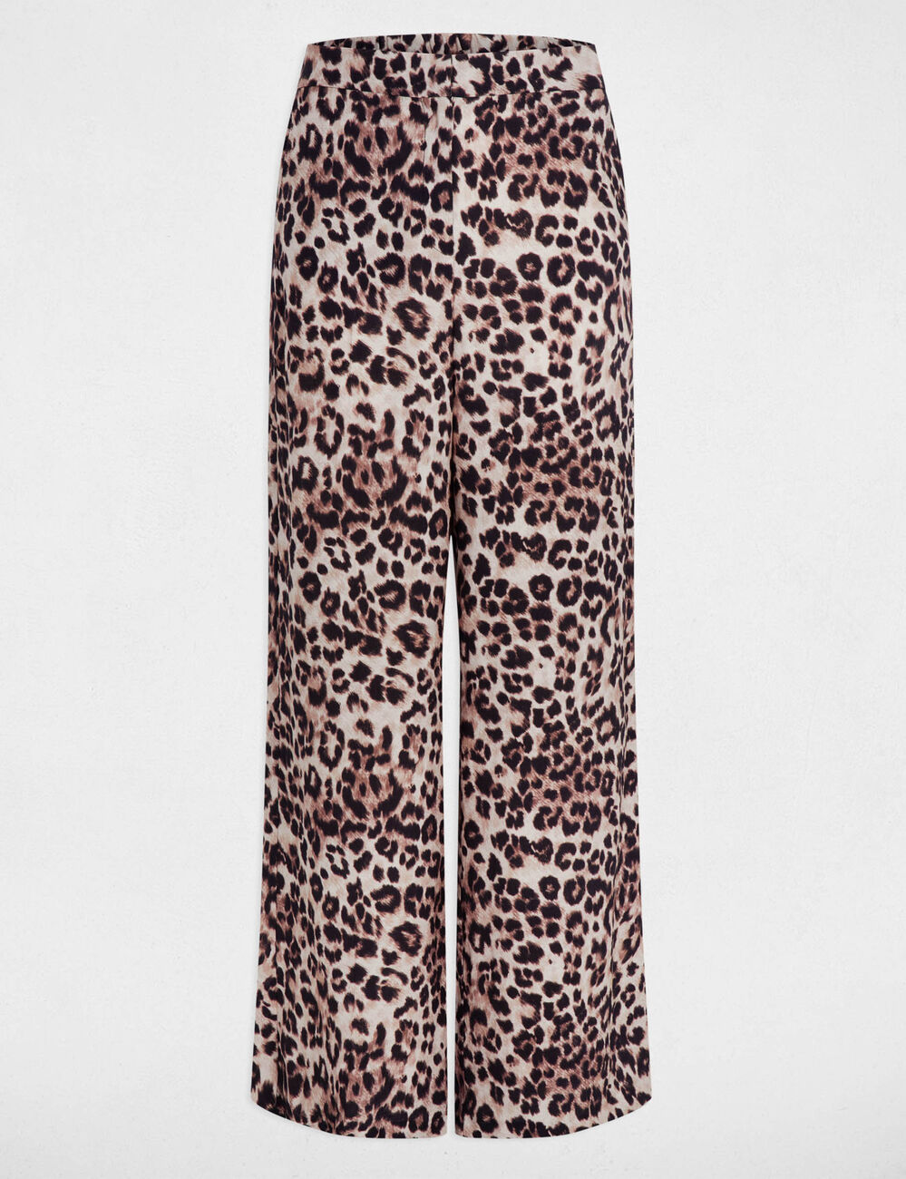 Fluid straight trousers multicolor women