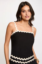 Fitted top black women