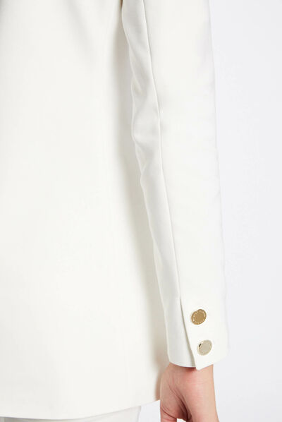 Straight city jacket ecru ladies'